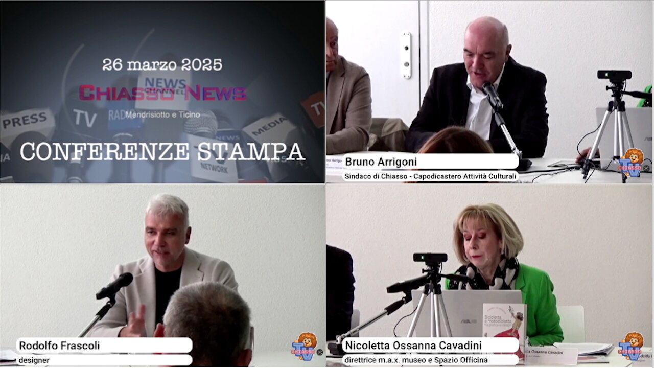 Conferenza Stampa - Bicicletta e motocicletta fra grafica e design