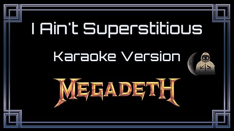 Megadeth - I Ain't Superstitious (CC)