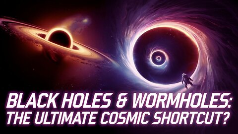 The Secret Link Between Black Holes & Wormholes! Mind-Blowing Cosmic Mysteries