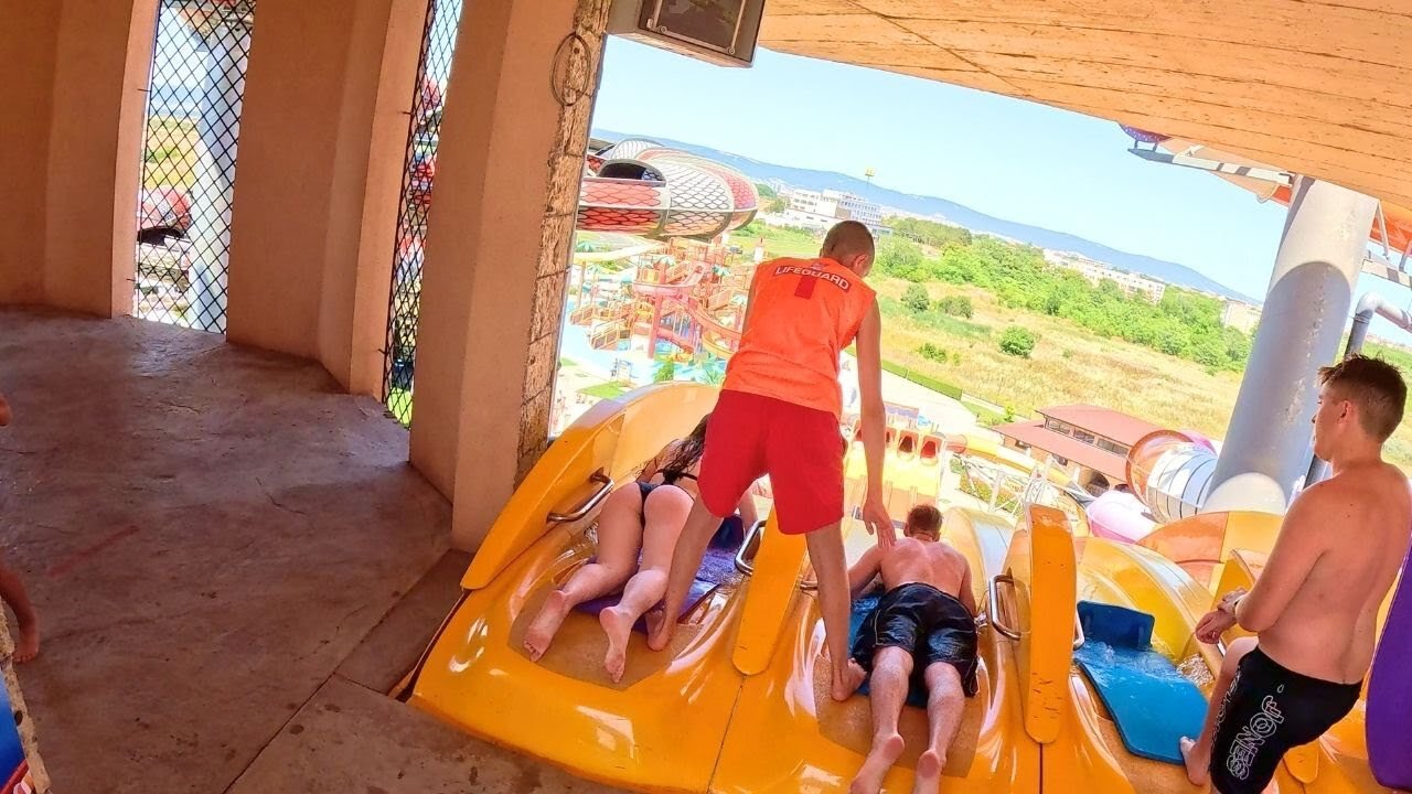 Unseen Secrets: Exploring Europes INSANE Water Park. Aquaparadise in Bulgaria. All Waterslides