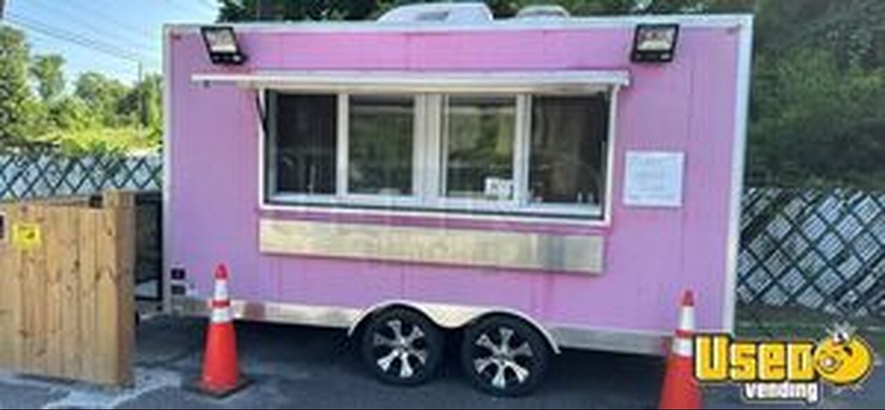 2024' Kitchen Food Concession Trailer with Pro-Fire System for Sale in North Carolina!