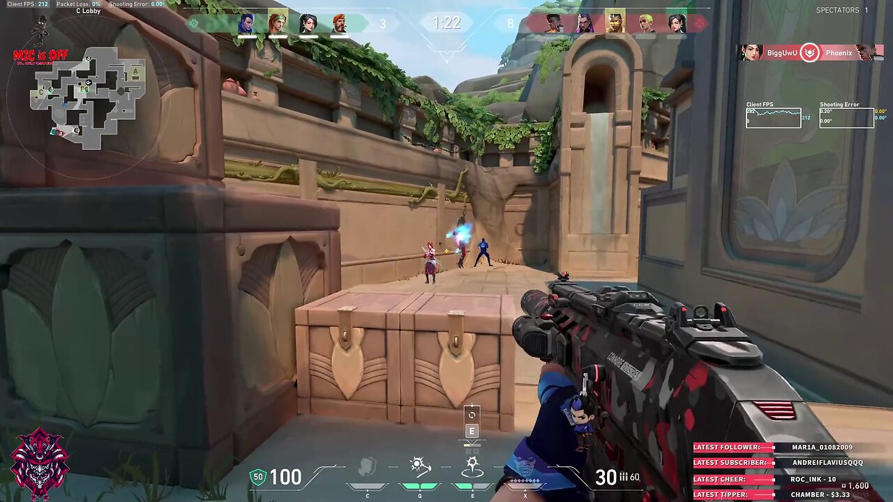 The teleport that ruined my ACE from Valorant ...