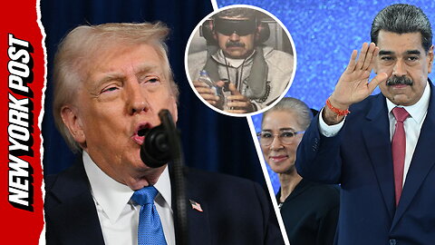 President Trump's opening remarks on the US capture of Nicolas Maduro and his wife Cilia Flores