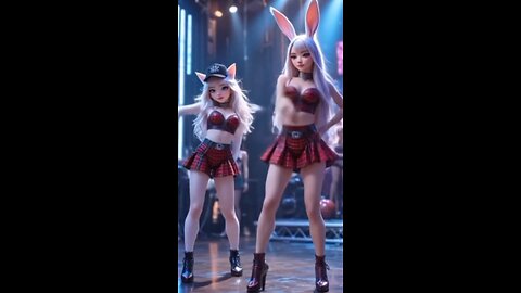 Epic AI Dance Battle: Cat vs Rabbit 🐱🔥🐰 | Who Wins This Fantasy Showdown?