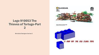 Building The Thieves of Tortuga Lego 910053 Set-Part 2