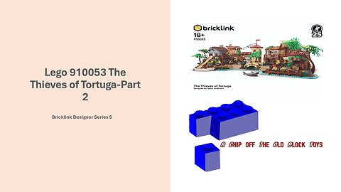 Building The Thieves of Tortuga Lego 910053 Set-Part 2