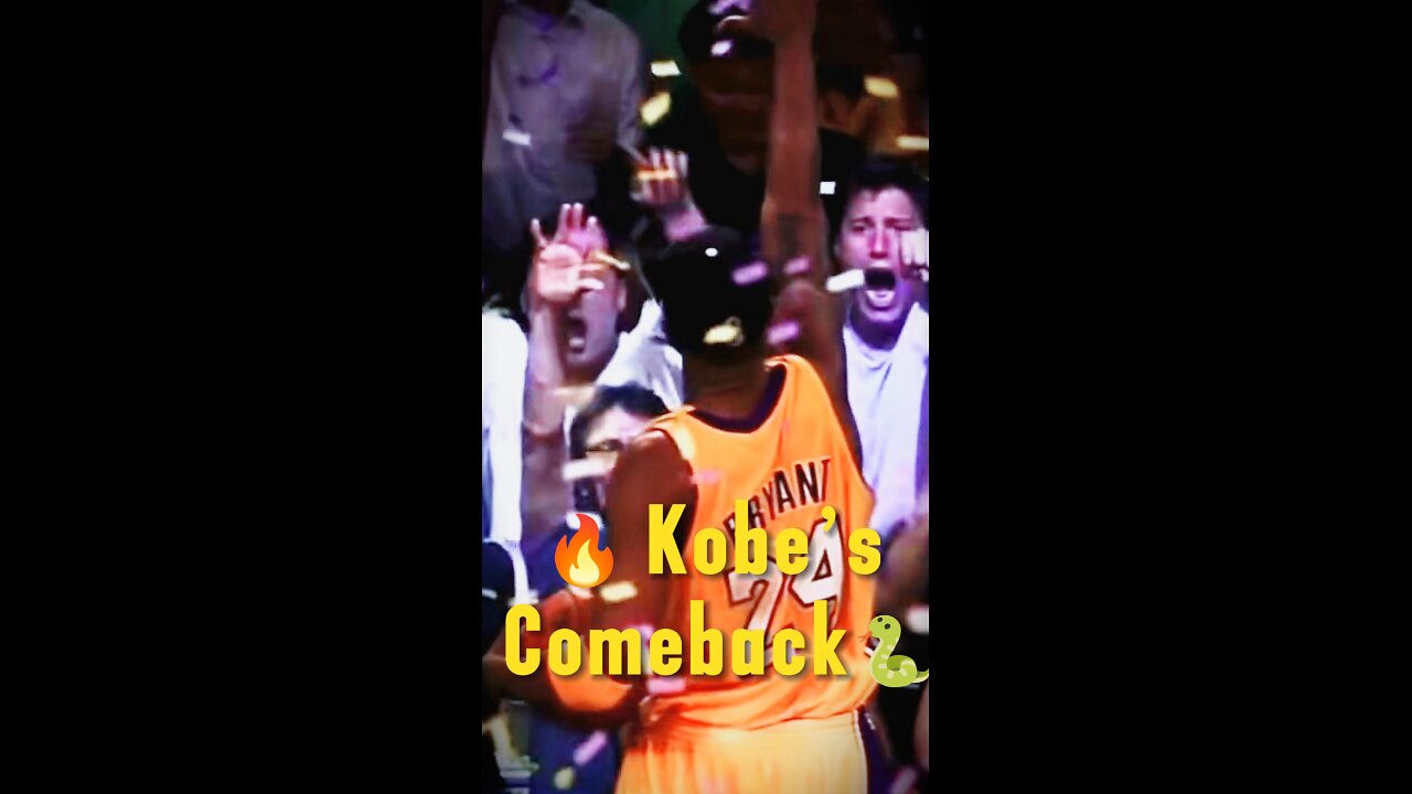 🐍🔥 Kobe’s Comeback: The Mamba Rises Again!