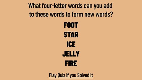 Challenging Knowledge Questions