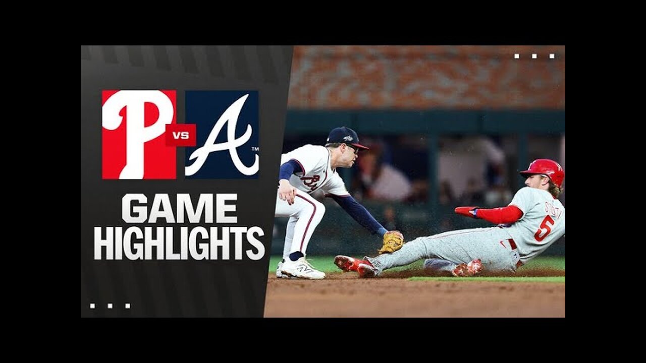 Phillies vs. Braves Game Highlights (4/10/25) | MLB Highlights