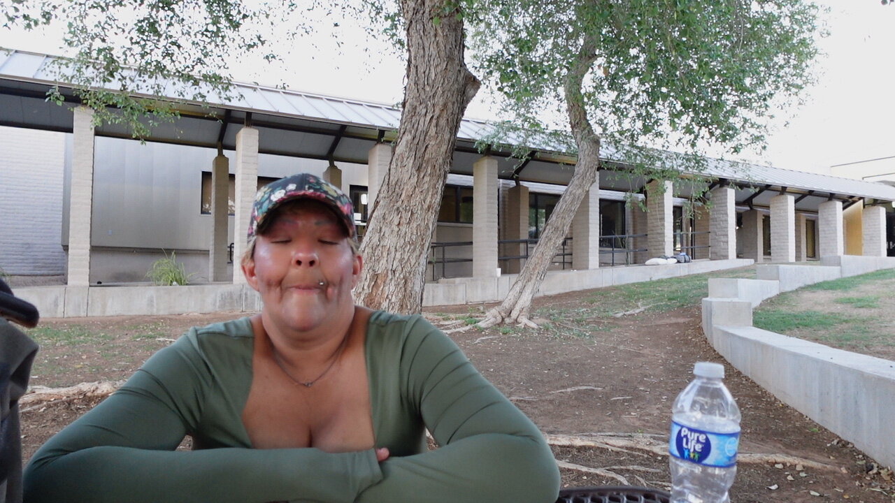 Teresa is 50 and has been homeless for 5 years- Says please donate your heart, patients and prayers