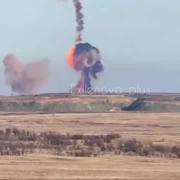Failed test of ICBM today in Russia at Yasniy firing range in Orenburg region