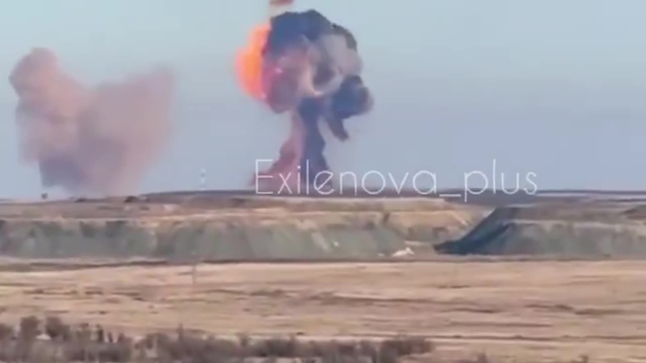 Failed test of ICBM today in Russia at Yasniy firing range in Orenburg region