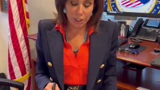 Jeanine Pirro announces the arrest of a New York woman for threatening to Kill President Trump