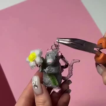 Rat DANCE Keychain