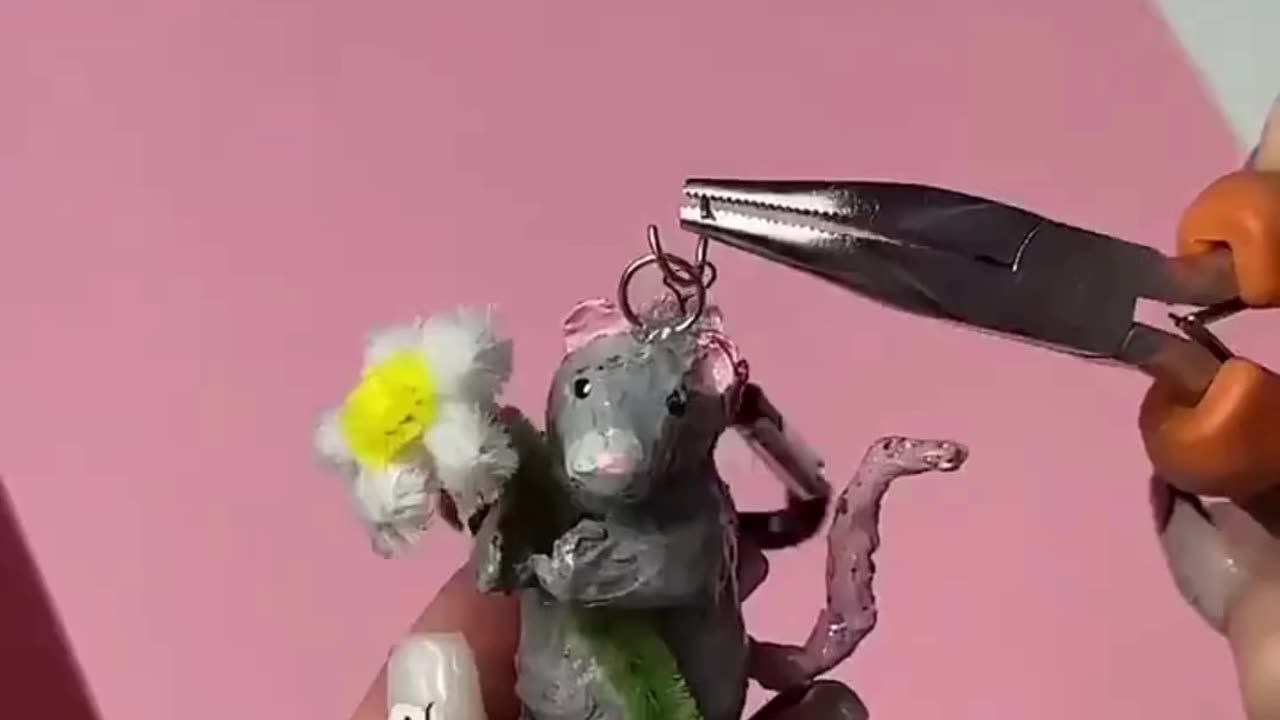 Rat DANCE Keychain