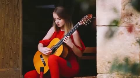 Alexandra Whittingham - classical guitarist - "playing something cool- forbidden riff"