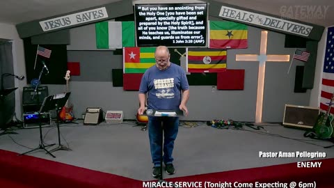 ENEMY (PASTOR AMAN PELLEGRINO) GATEWAY BIBLE CHURCH 10AM 2025-06-01