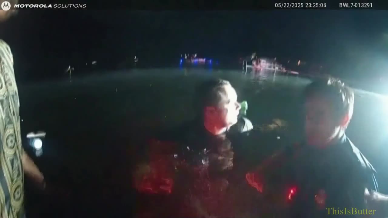 MSP troopers rescue man from submerged car