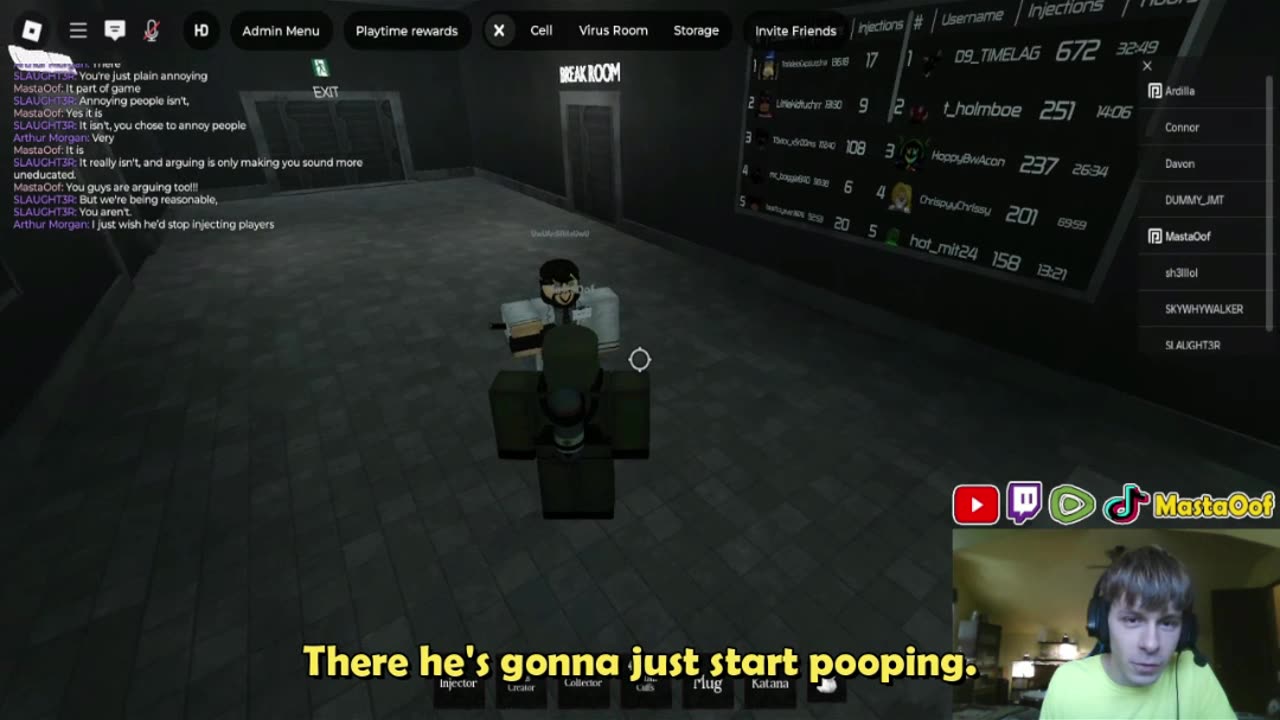 I Injected a Guy with Dookie in Roblox