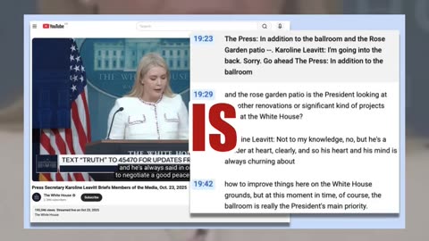 Fact Check: Context Of 'President's Main Priority' Karoline Leavitt Ballroom Quote -- Question