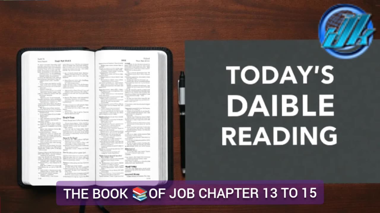 TODAY'S BIBLE STUDY FROM THE BOOK 📚OF JOB CHAPTER 13 TO 15
