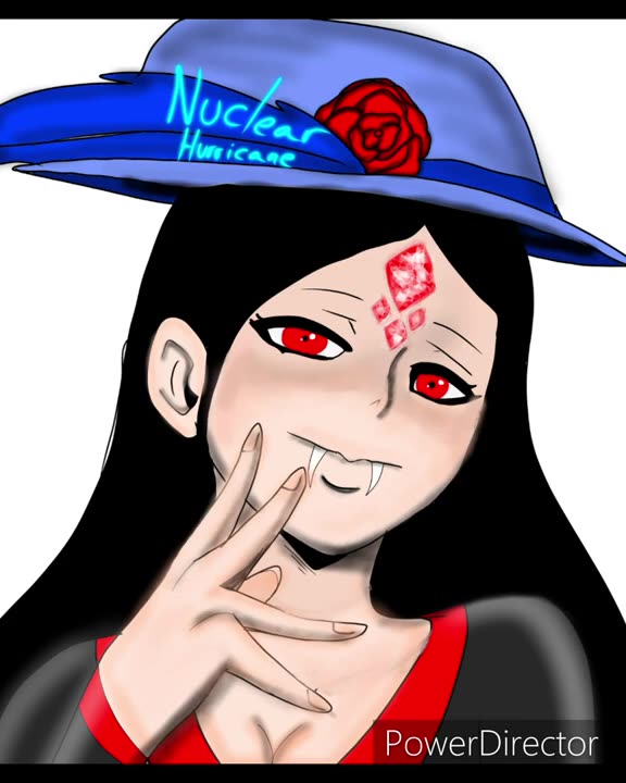 Oc speedpaint nuclear with a rose hat