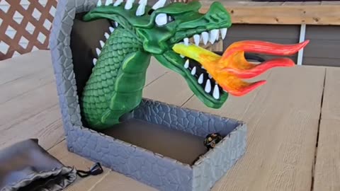 3D Printed Dragon Head Dice Tower