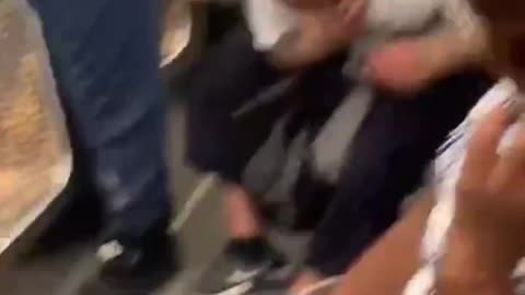 Savage Black Beast Assaults Sleeping Public Transit Passenger