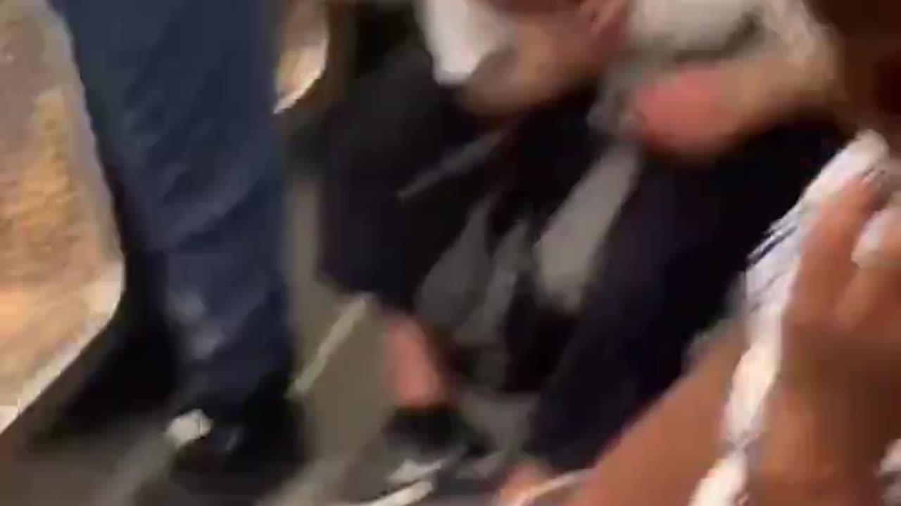 Savage Black Beast Assaults Sleeping Public Transit Passenger