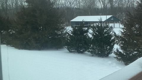 There was a lot of snow