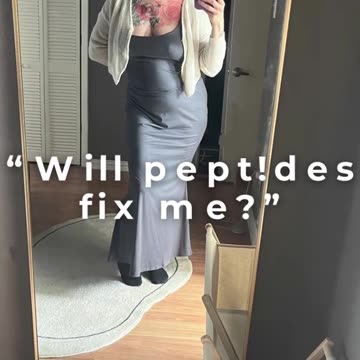 “Will peptides fix me?”