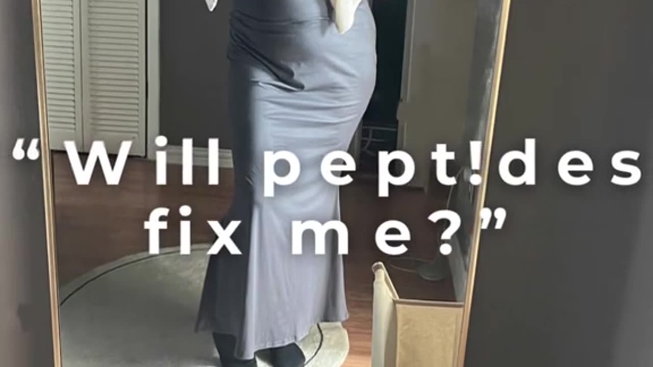“Will peptides fix me?”