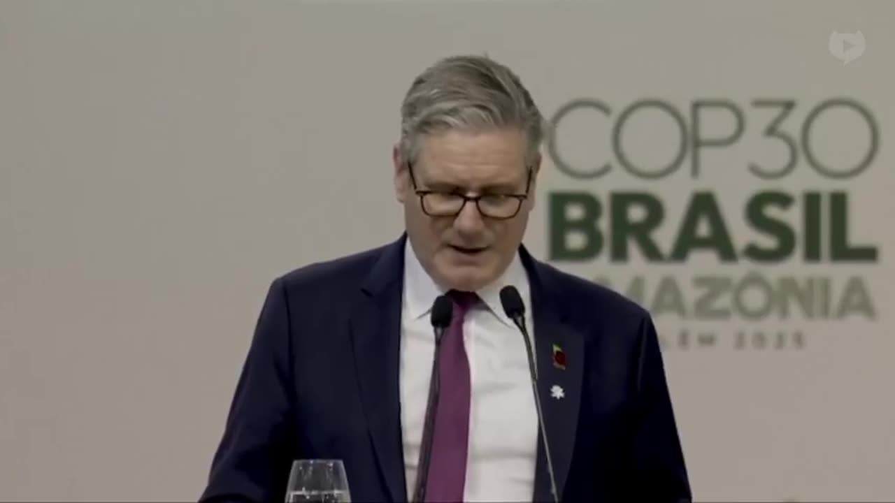 Keir Starmer at the COP30 climate summit: "My message is that the UK is all in..."