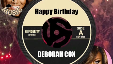 HAPPY BIRTHDAY to DEBORAH COX ...