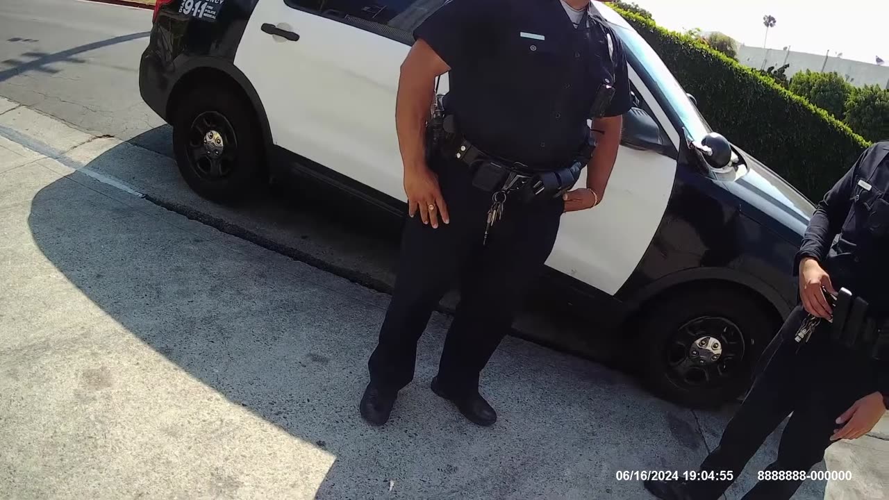 LAPD Officers Barajas and Castro Harass Protesters And Lie On Behalf Scientology 6-16-2024