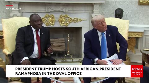 BREAKING NEWS: Trump, South Africa President Have Shocking Argument About White Farmer Death Claims