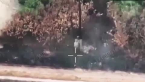 Two Russian Soldiers Cut Down from Close Range