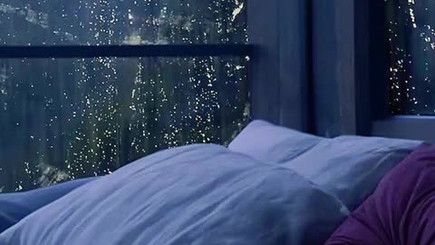 Rain Sound On Window with Thunder Sounds/Heavy Rain for Sleep, Study & Relaxation 🛌 💤 #rainsounds