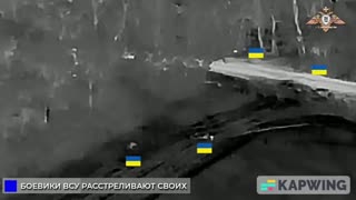 Two Retreating Ukrainian Soldiers Were Executed by a Blocking Detachment