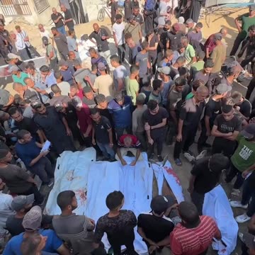 Israeli strikes kill dozens at Al-Farabi School in Gaza City