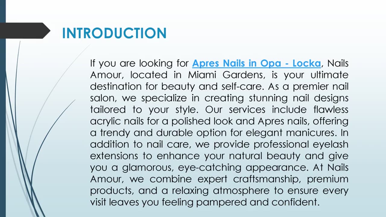 If you are looking for Apres Nails in Opa - Locka