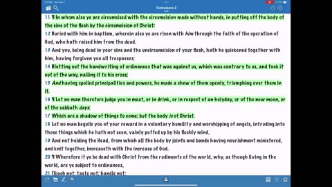 Salvation is being circumcised from your flesh