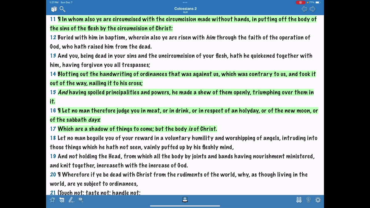 Salvation is being circumcised from your flesh