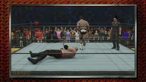 wwe 2k25 173 universe Kane VS LA Knight