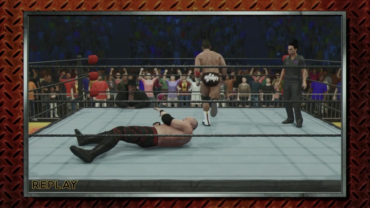 wwe 2k25 173 universe Kane VS LA Knight