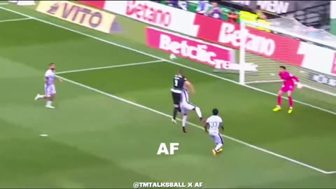 Benjamin Sesko vs Viktor Gyokeres every headed attempt at goal this season.