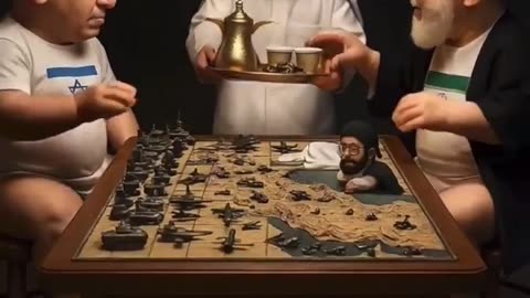 Baby Netanyahu Isreal vs. Iran Ali Khamenei Ayatollah world war 3 babies meme video
