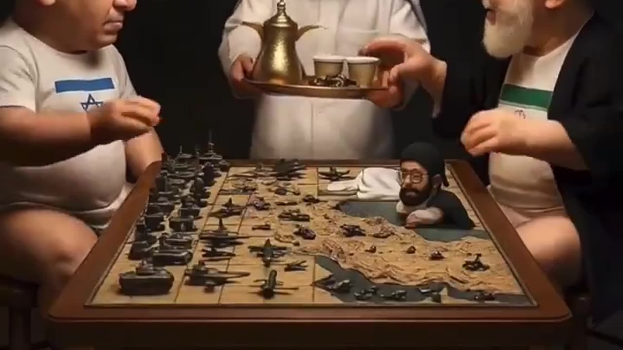 Baby Netanyahu Isreal vs. Iran Ali Khamenei Ayatollah world war 3 babies meme video
