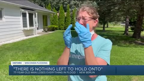 77-year-old Wisconsin widower loses everything in devastating floods
