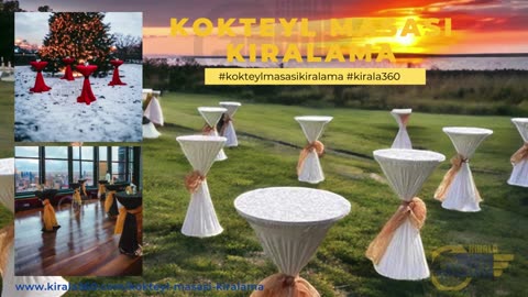 Kiralık Kokteyl Masası